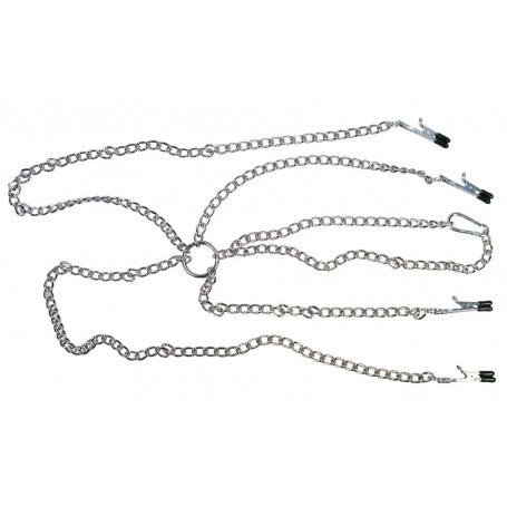 PINZE PER CAPEZZOLI E VAGINA ZAUMZEUG QUATTRO MORSETTI