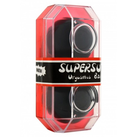 OVETTI STIMOLANTE PALLINE VAGINALI NERO IN SILICONE VIBRANTE MASSAGGIATORE